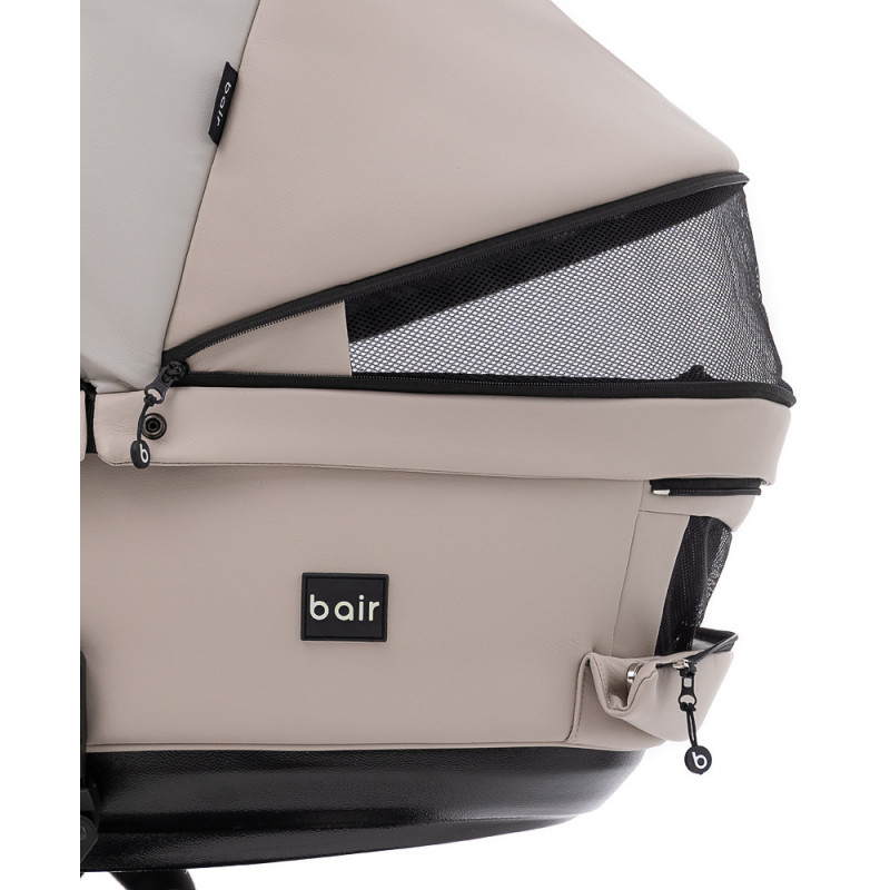 Універсальна коляска 2 в 1 Bair Kiwi Plus ECO bkp-32/33 бежевий/капучино