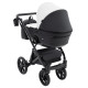 Універсальна коляска 2 в 1 Bair Kiwi Plus ECO bkp-51/15 білий/чорний