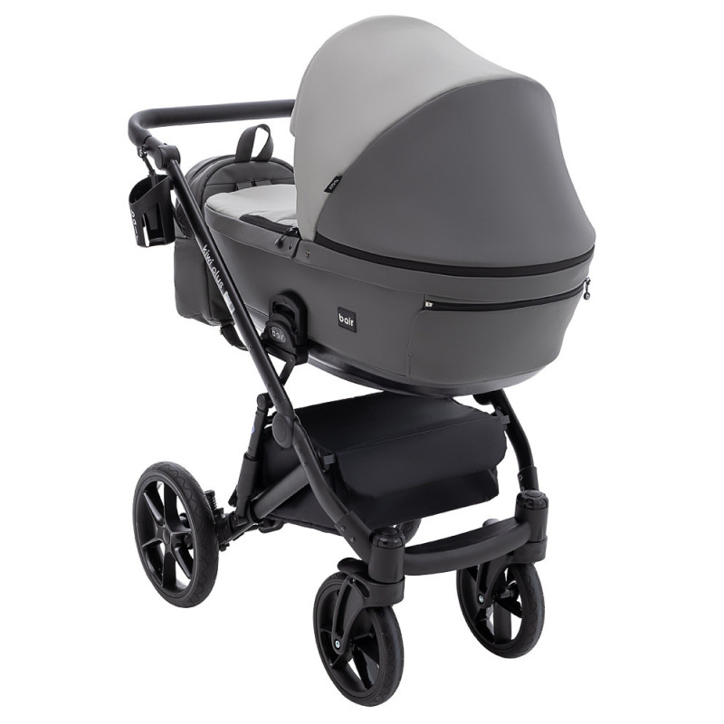 Універсальна коляска 2 в 1 Bair Kiwi Plus ECO сірий/графіт