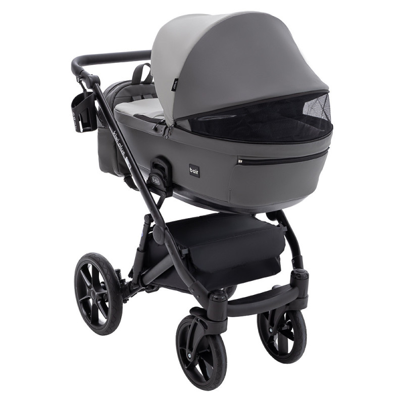 Універсальна коляска 2 в 1 Bair Kiwi Plus ECO сірий/графіт