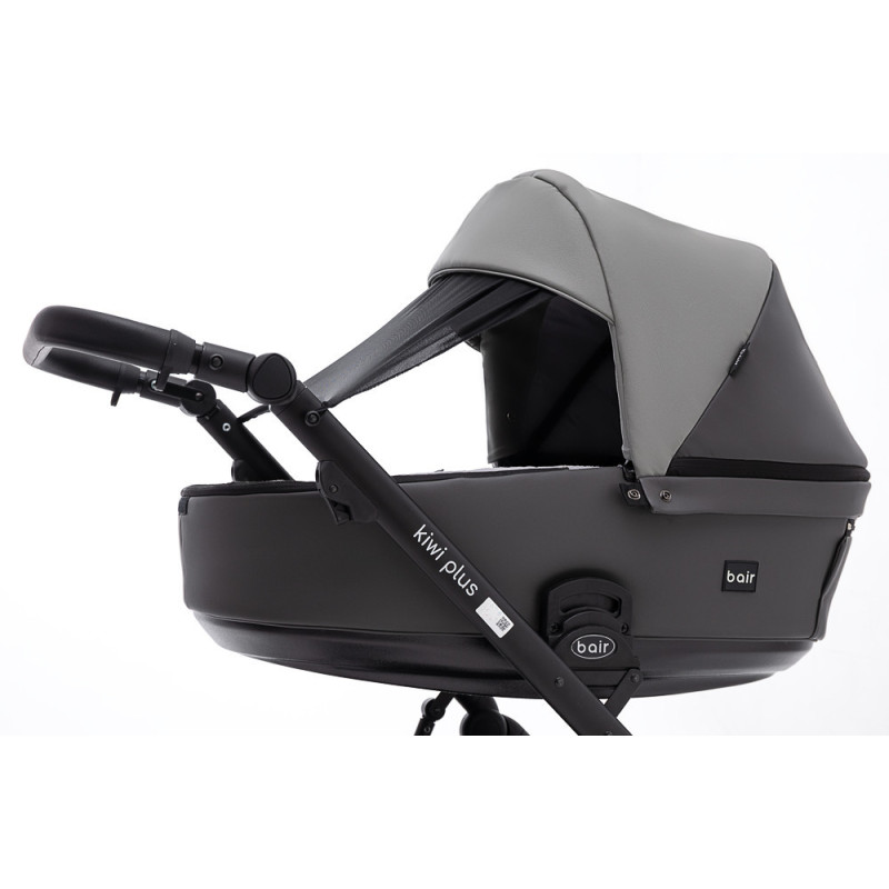 Універсальна коляска 2 в 1 Bair Kiwi Plus ECO сірий/графіт