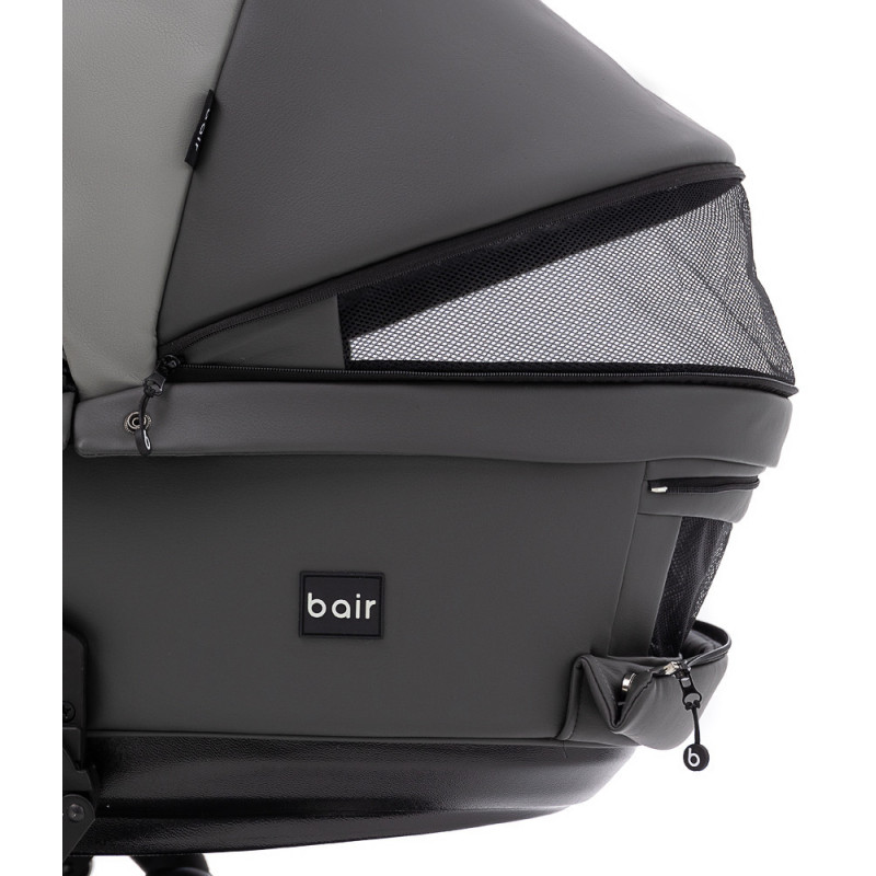 Універсальна коляска 2 в 1 Bair Kiwi Plus ECO сірий/графіт