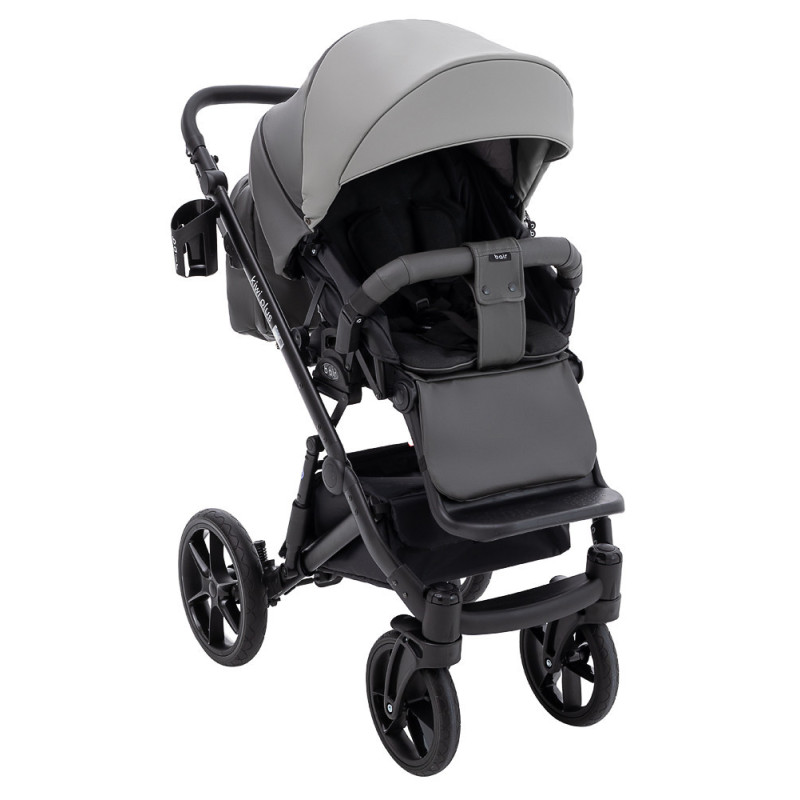Універсальна коляска 2 в 1 Bair Kiwi Plus ECO сірий/графіт