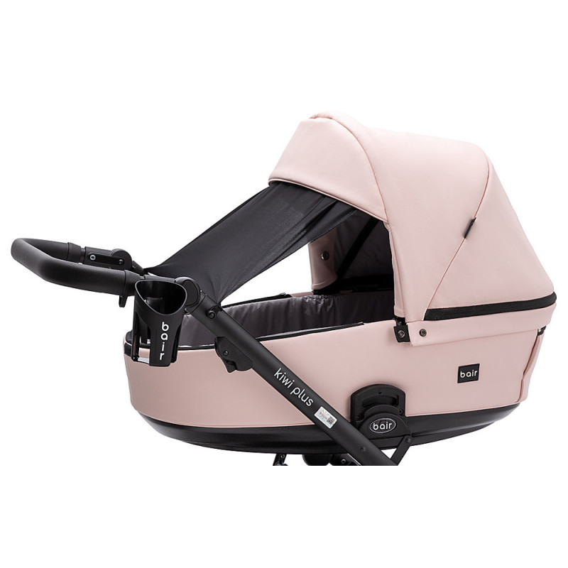 Універсальна коляска 2 в 1 Bair Kiwi Plus ECO bkp-28 рожевий пудра