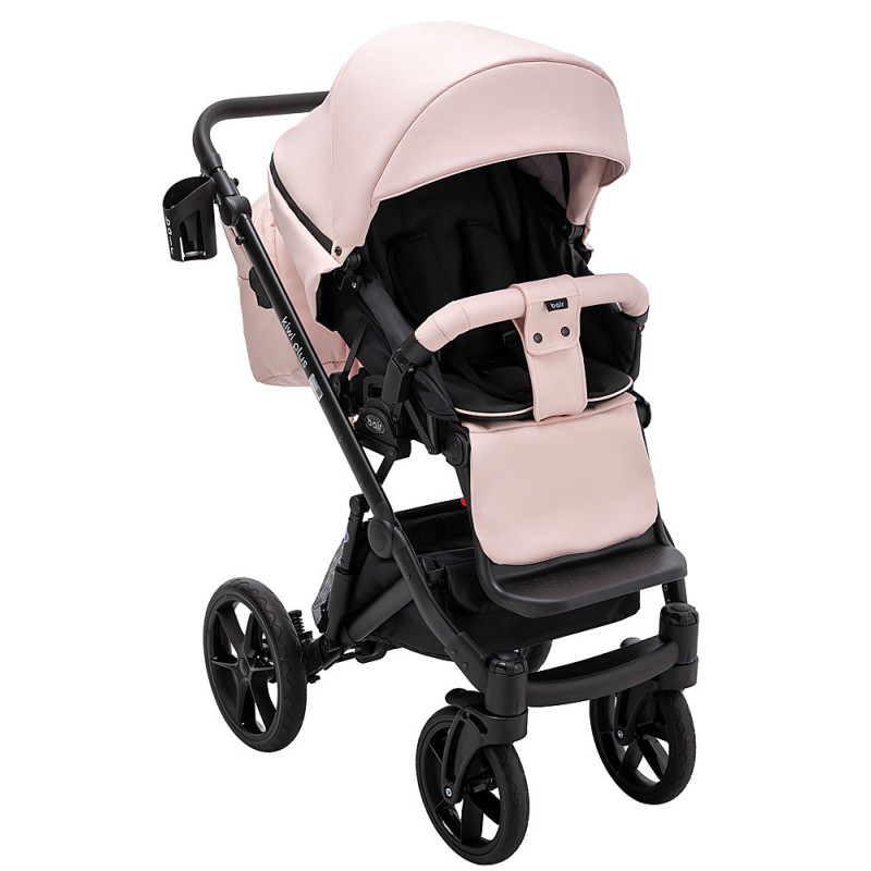 Універсальна коляска 2 в 1 Bair Kiwi Plus ECO bkp-28 рожевий пудра