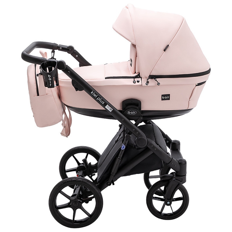 Універсальна коляска 2 в 1 Bair Kiwi Plus ECO bkp-28 рожевий пудра