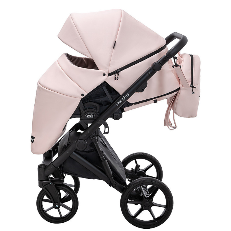 Універсальна коляска 2 в 1 Bair Kiwi Plus ECO bkp-28 рожевий пудра