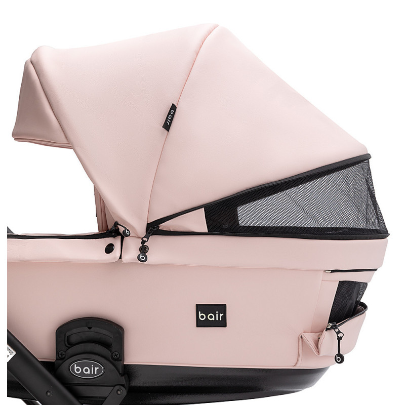 Універсальна коляска 2 в 1 Bair Kiwi Plus ECO bkp-28 рожевий пудра