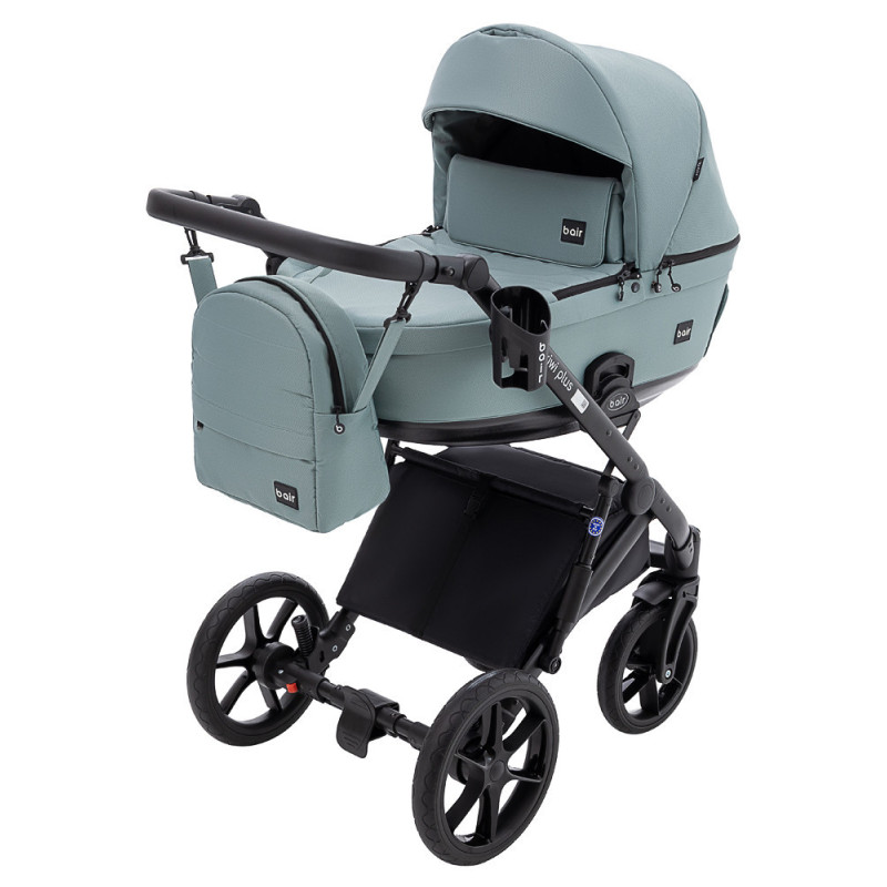 Універсальна коляска 2 в 1 Bair Kiwi Plus Soft bkp-028 нефрит