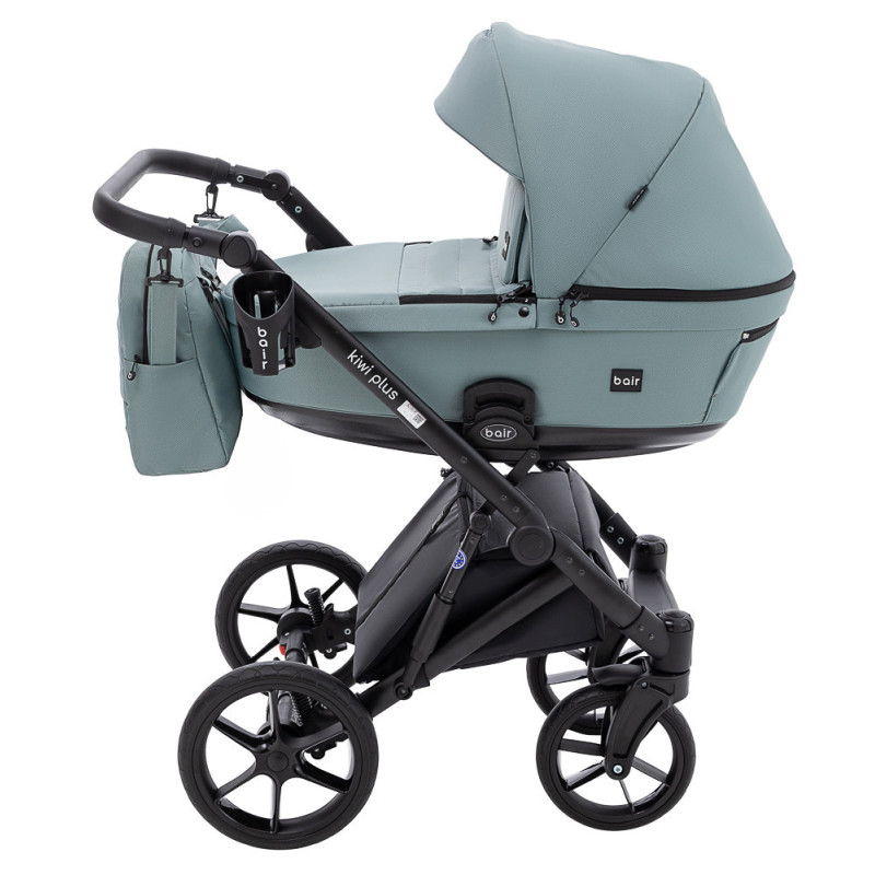 Універсальна коляска 2 в 1 Bair Kiwi Plus Soft bkp-028 нефрит