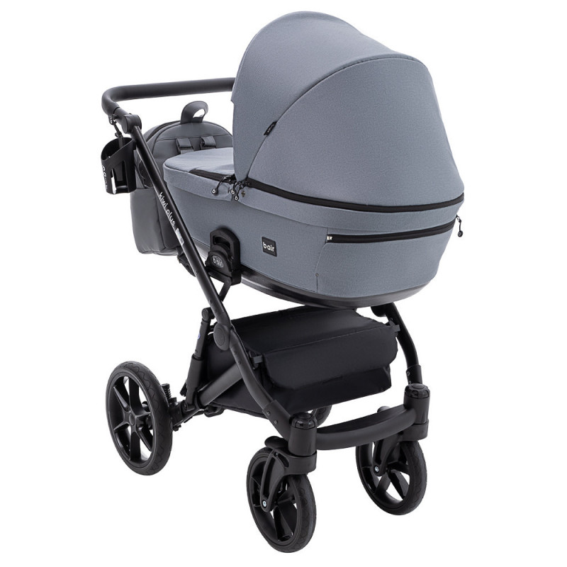 Універсальна коляска 2 в 1 Bair Kiwi Plus Soft сірий
