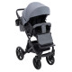 Універсальна коляска 2 в 1 Bair Kiwi Plus Soft сірий
