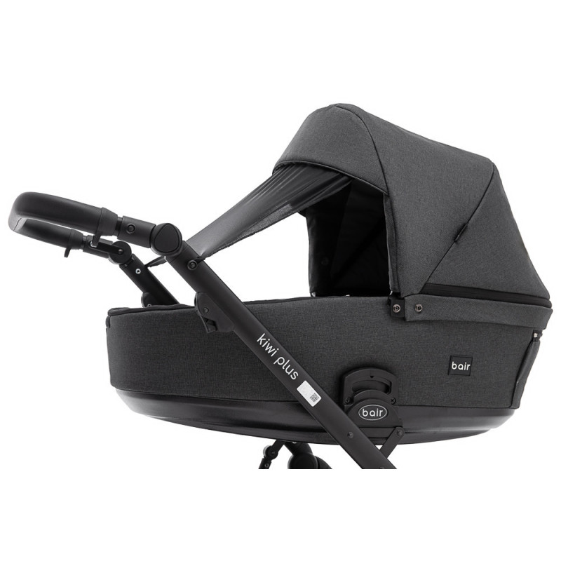 Універсальна коляска 2 в 1 Bair Kiwi Plus Soft графіт 680904