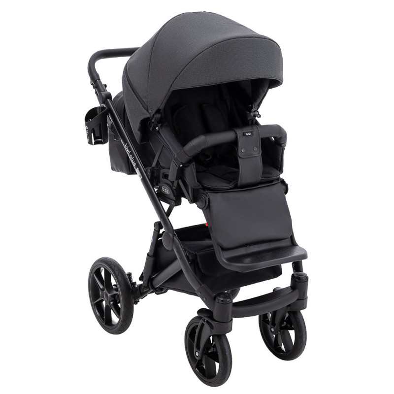 Універсальна коляска 2 в 1 Bair Kiwi Plus Soft графіт 680904