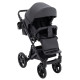 Універсальна коляска 2 в 1 Bair Kiwi Plus Soft графіт 680904