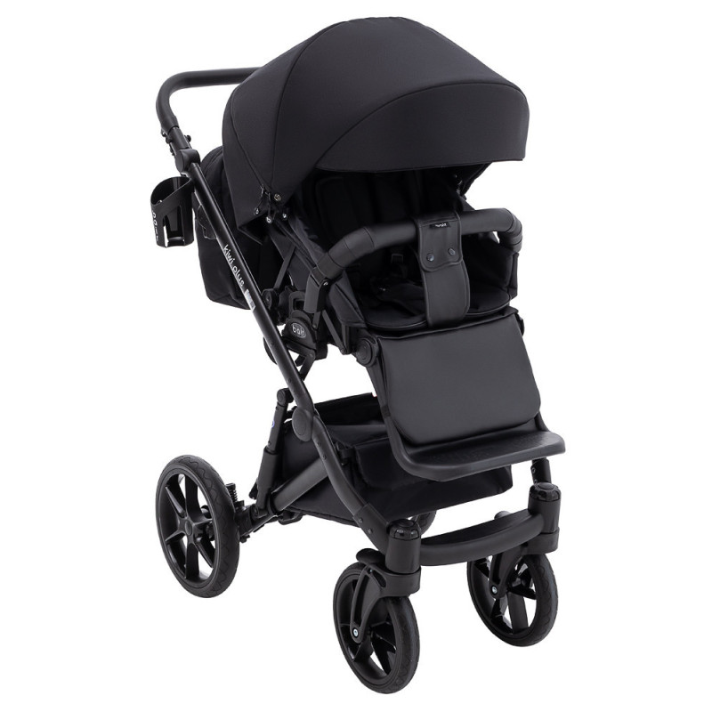 Універсальна коляска 2 в 1 Bair Kiwi Plus Soft bkp-452 чорний