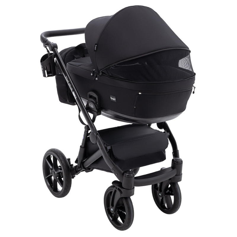 Універсальна коляска 2 в 1 Bair Kiwi Plus Soft bkp-452 чорний
