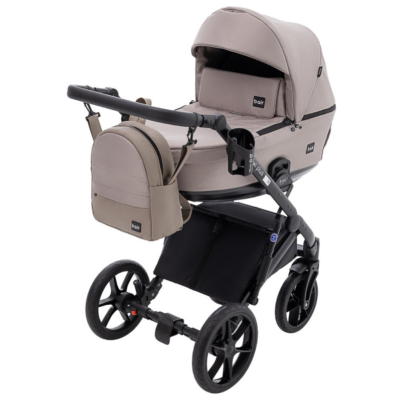 Універсальна коляска 2 в 1 Bair Kiwi Plus Soft bkp-455 капучино