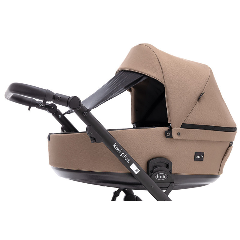 Універсальна коляска 2 в 1 Bair Kiwi Plus Soft bkp-857 темний капучино