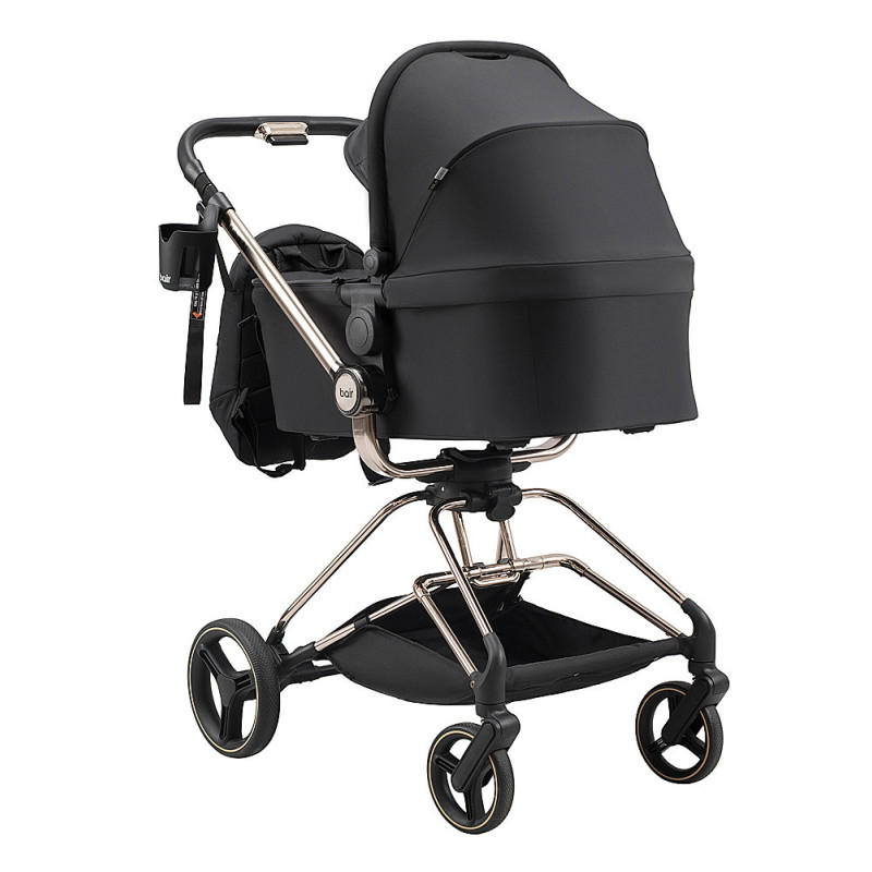 Універсальна коляска 2 в 1 Bair Moon Gold Edition MG-01 чорний