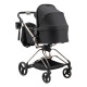 Універсальна коляска 2 в 1 Bair Moon Gold Edition MG-01 чорний