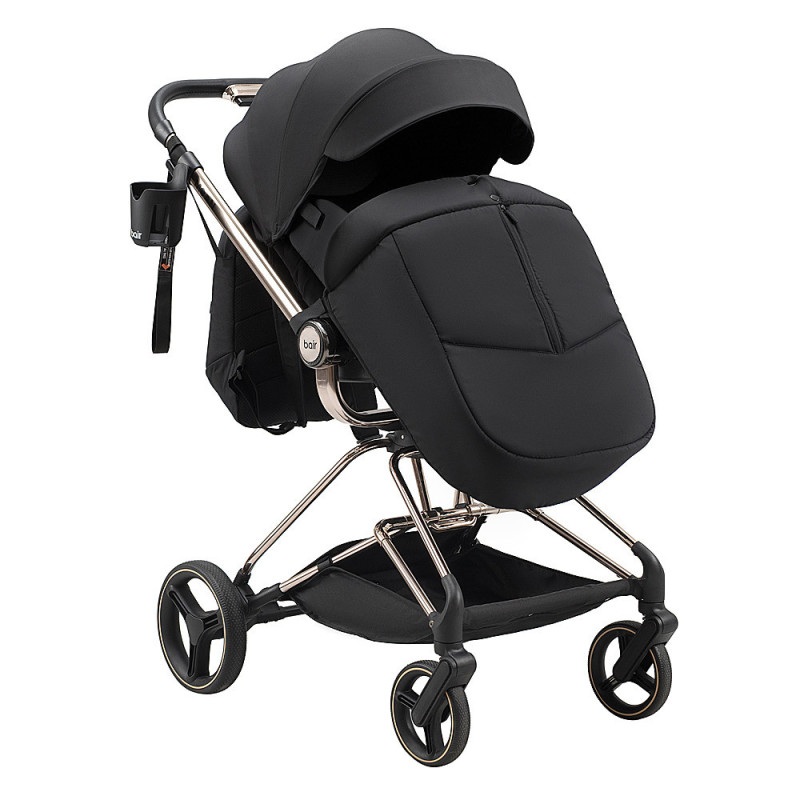 Універсальна коляска 2 в 1 Bair Moon Gold Edition MG-01 чорний