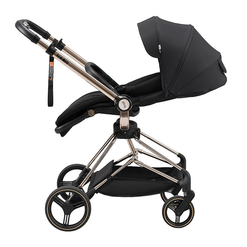 Універсальна коляска 2 в 1 Bair Moon Gold Edition MG-01 чорний
