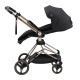 Універсальна коляска 2 в 1 Bair Moon Gold Edition MG-01 чорний