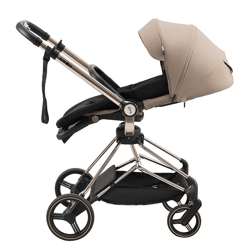 Універсальна коляска 2 в 1 Bair Moon Gold Edition MG-03 капучіно