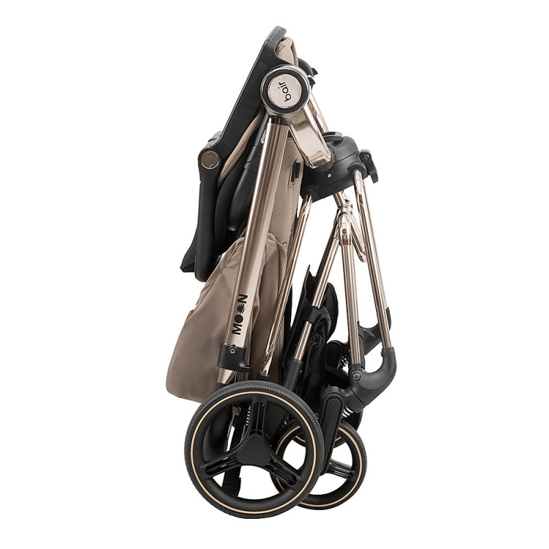 Універсальна коляска 2 в 1 Bair Moon Gold Edition MG-03 капучіно