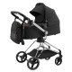 Універсальна коляска 2 в 1 Bair Moon Silver Edition MS-01 чорний