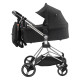Універсальна коляска 2 в 1 Bair Moon Silver Edition MS-01 чорний