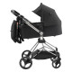 Універсальна коляска 2 в 1 Bair Moon Silver Edition MS-01 чорний