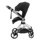 Універсальна коляска 2 в 1 Bair Moon Silver Edition MS-01 чорний