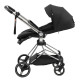 Універсальна коляска 2 в 1 Bair Moon Silver Edition MS-01 чорний