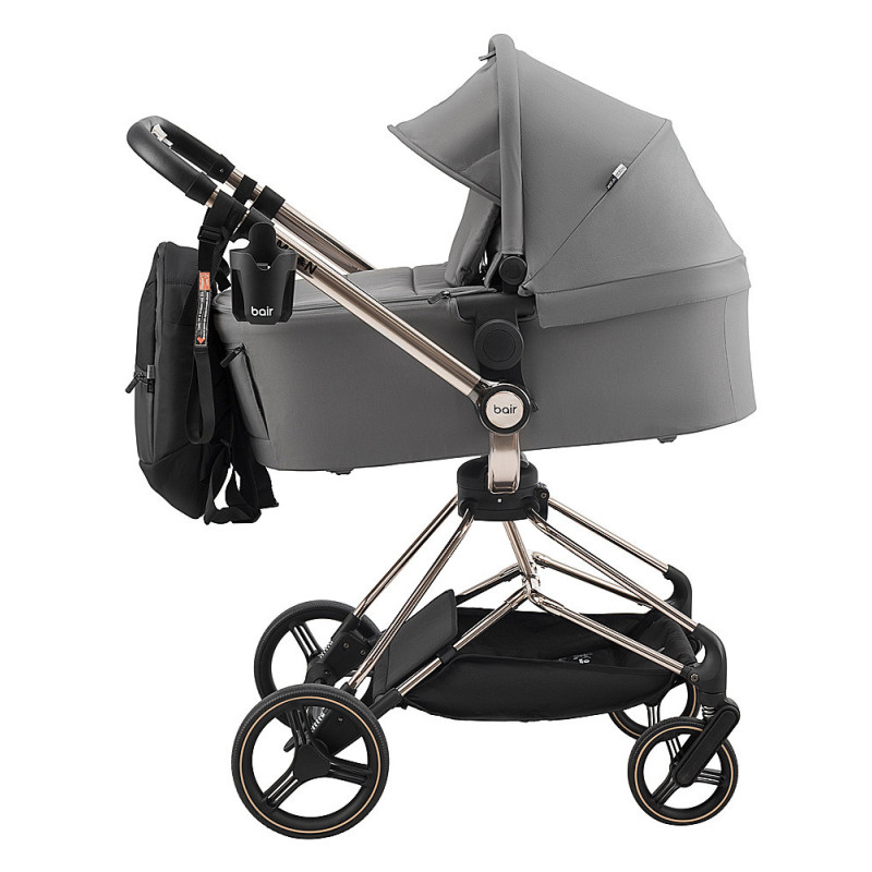 Універсальна коляска 2 в 1 Bair Moon Gold Edition MG-02 темно-сірий