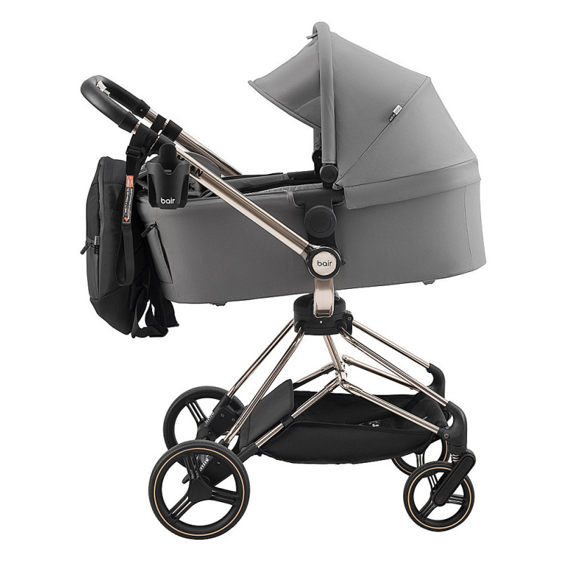 Універсальна коляска 2 в 1 Bair Moon Gold Edition MG-02 темно-сірий