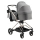 Універсальна коляска 2 в 1 Bair Moon Gold Edition MG-02 темно-сірий