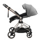 Універсальна коляска 2 в 1 Bair Moon Gold Edition MG-02 темно-сірий
