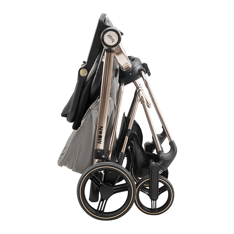 Універсальна коляска 2 в 1 Bair Moon Gold Edition MG-02 темно-сірий