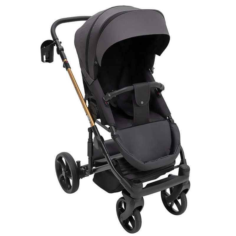 Універсальна коляска 2 в 1 Bair Onyx Soft чорний