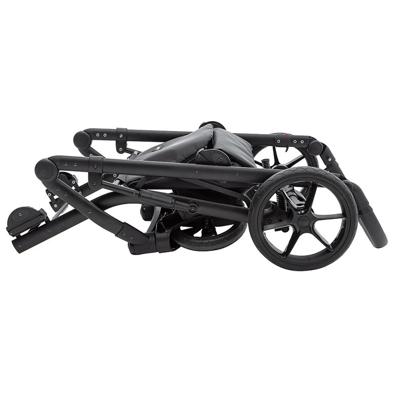 Універсальна коляска 2 в 1 для двійні Bair Kiwi DUO ECO BKD-18/15 капучино / чорний