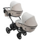 Універсальна коляска 2 в 1 для двійні Bair Kiwi DUO ECO BKD-32/33 бежевий / капучино
