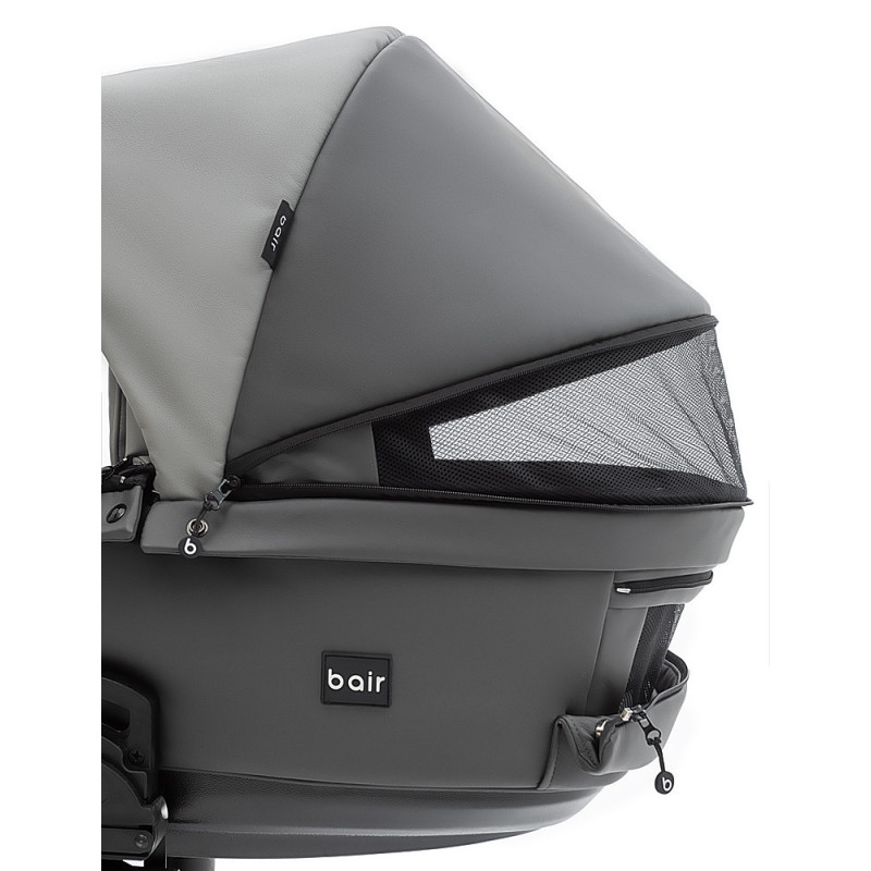 Універсальна коляска 2 в 1 для двійні Bair Kiwi DUO ECO BKD-21/15 сірий / графіт