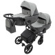 Універсальна коляска 2 в 1 для двійні Bair Kiwi DUO ECO BKD-21/15 сірий / графіт