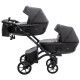 Універсальна коляска 2 в 1 для двійні Bair Kiwi DUO ECO BKD-15 чорний