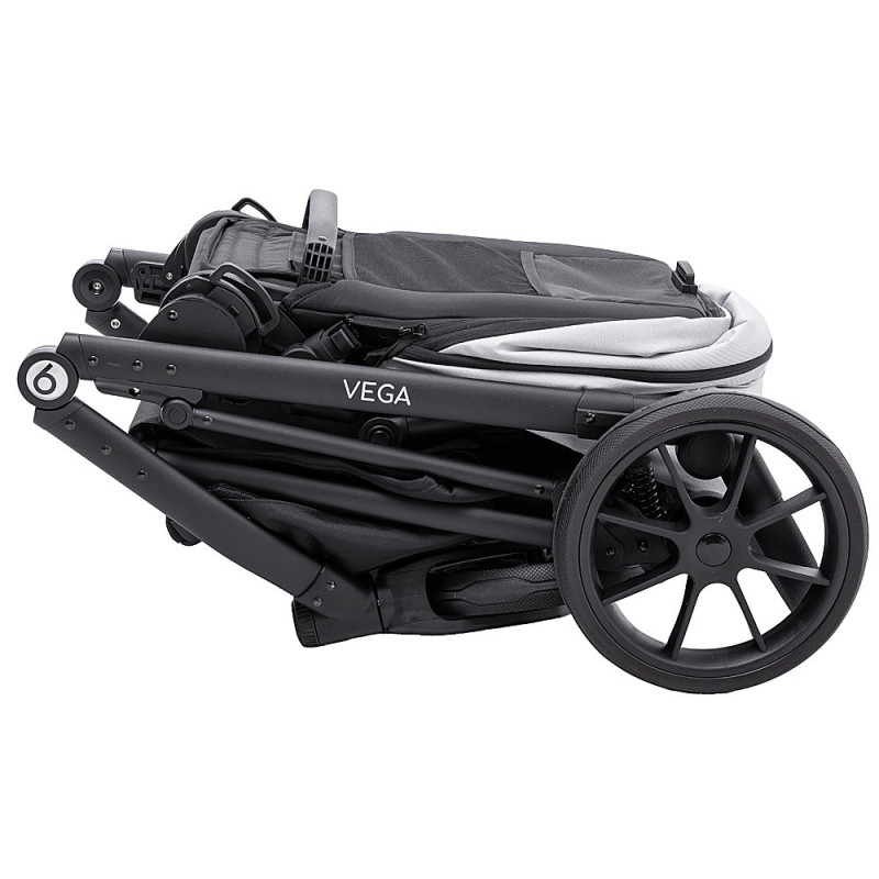 Універсальна коляска 2 в 1 Bair Vega Soft vs-01 stone сірий