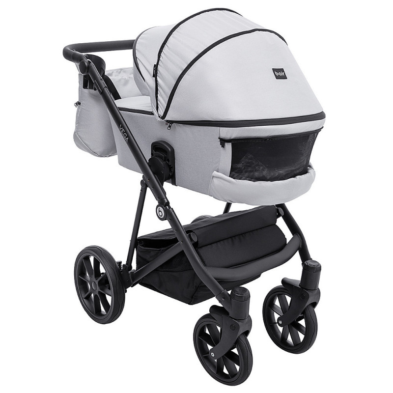 Універсальна коляска 2 в 1 Bair Vega Soft vs-01 stone сірий