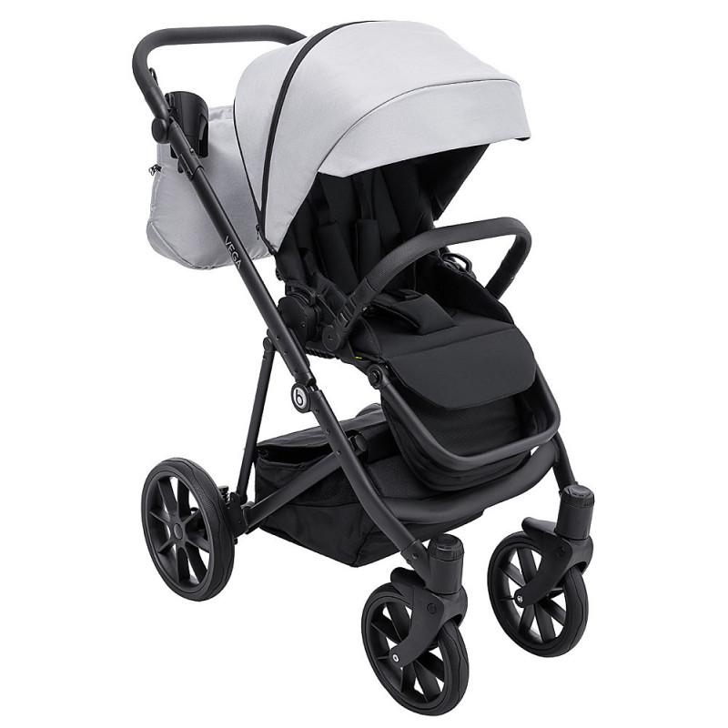 Універсальна коляска 2 в 1 Bair Vega Soft vs-01 stone сірий