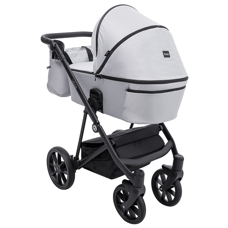 Універсальна коляска 2 в 1 Bair Vega Soft vs-01 stone сірий
